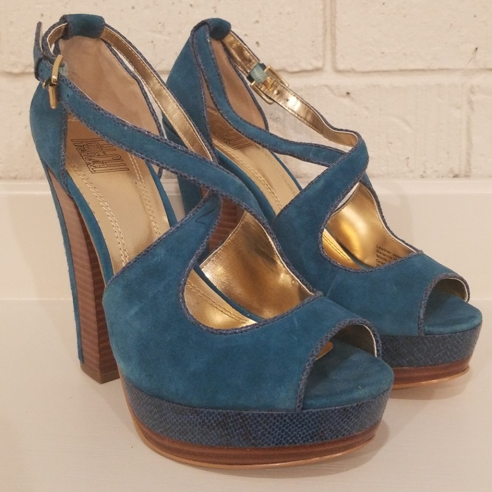 Sexy Blue Falchi Heels